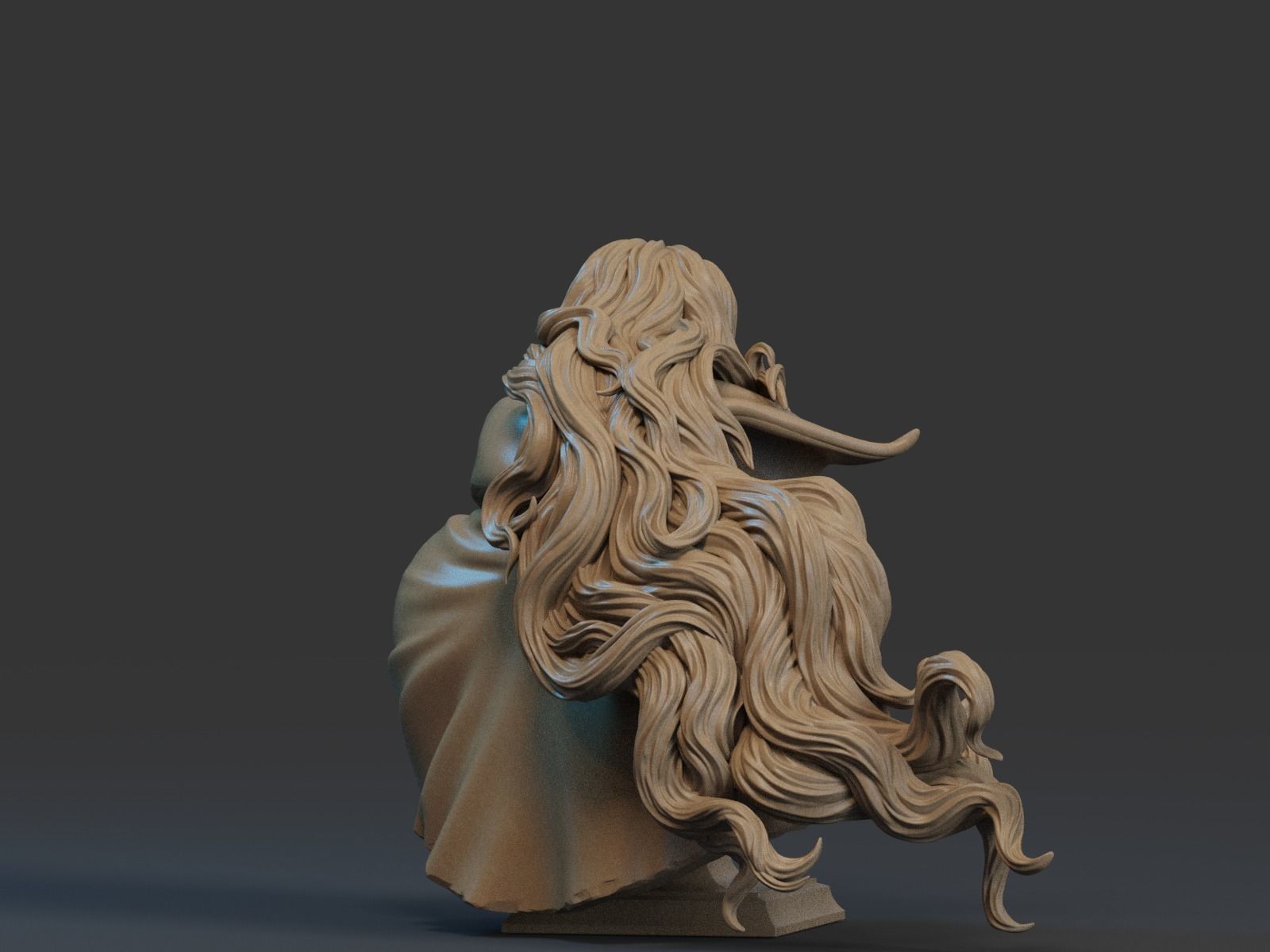 Alucard Bust 3D Print 3D print model_4