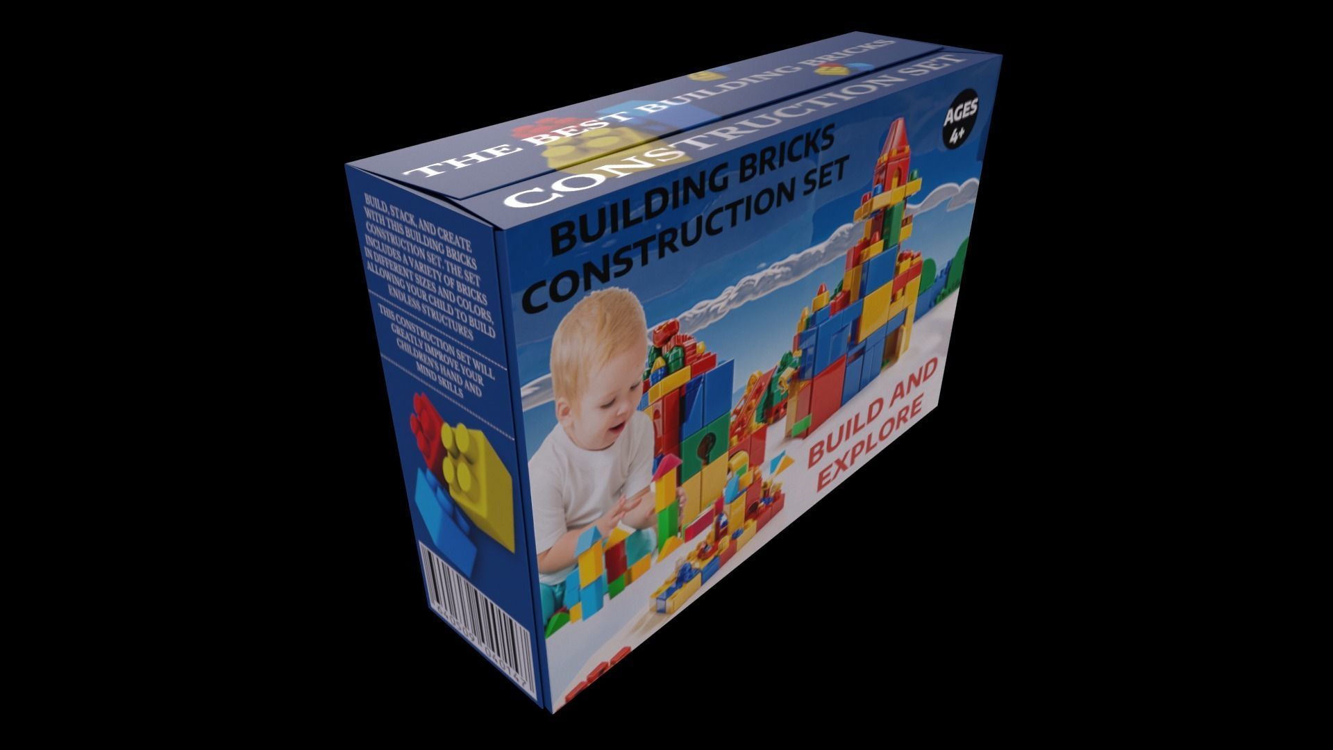 Building Bricks - GAME READY PBR Low-poly 3D model_2