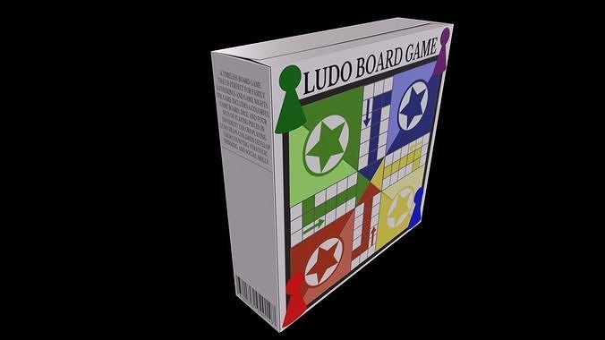 Ludo Board Game - GAME READY PBR Low-poly 3D model
