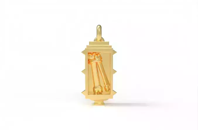 Reliquary Bone Pendant