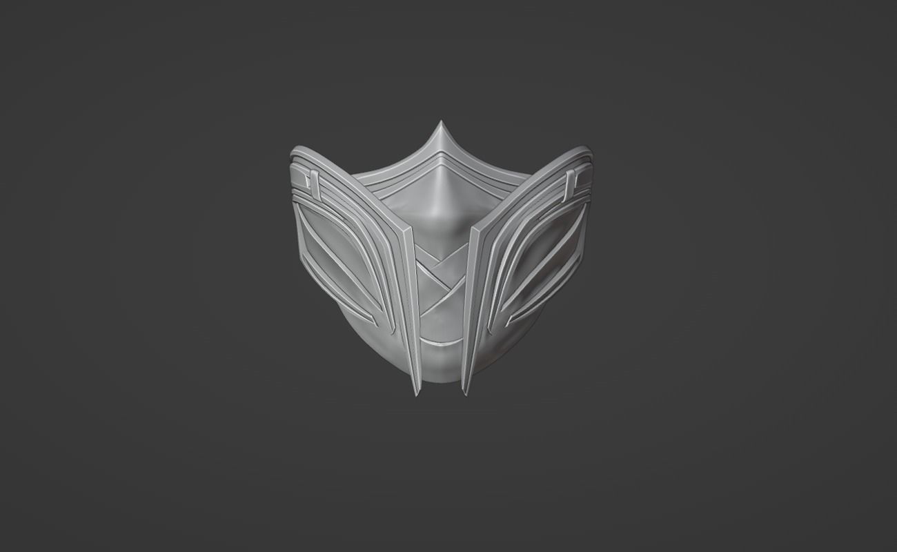 Ermac mask  from MK1 - Lord of the souls 3D print model_4