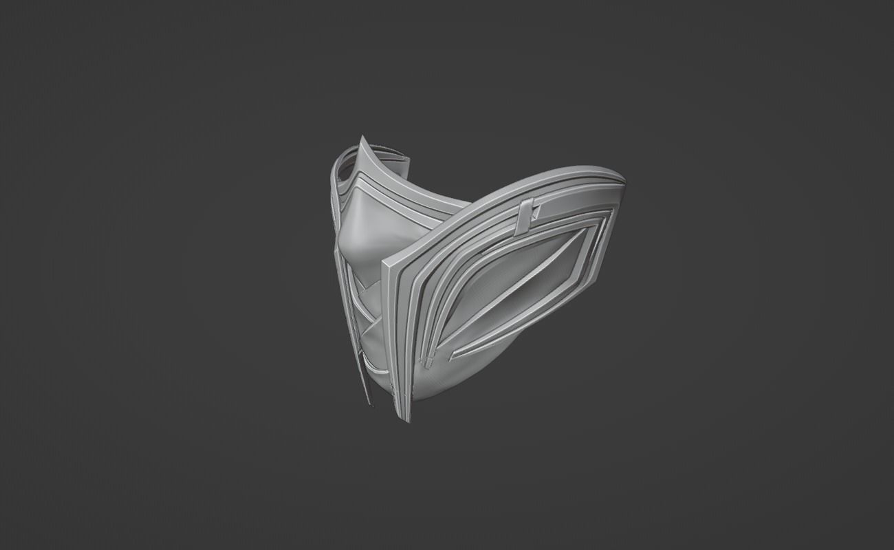 Ermac mask  from MK1 - Lord of the souls 3D print model_7