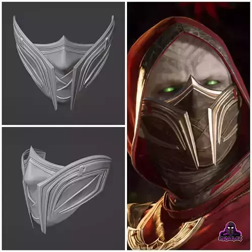 Ermac mask  from MK1 - Lord of the souls 3D print model