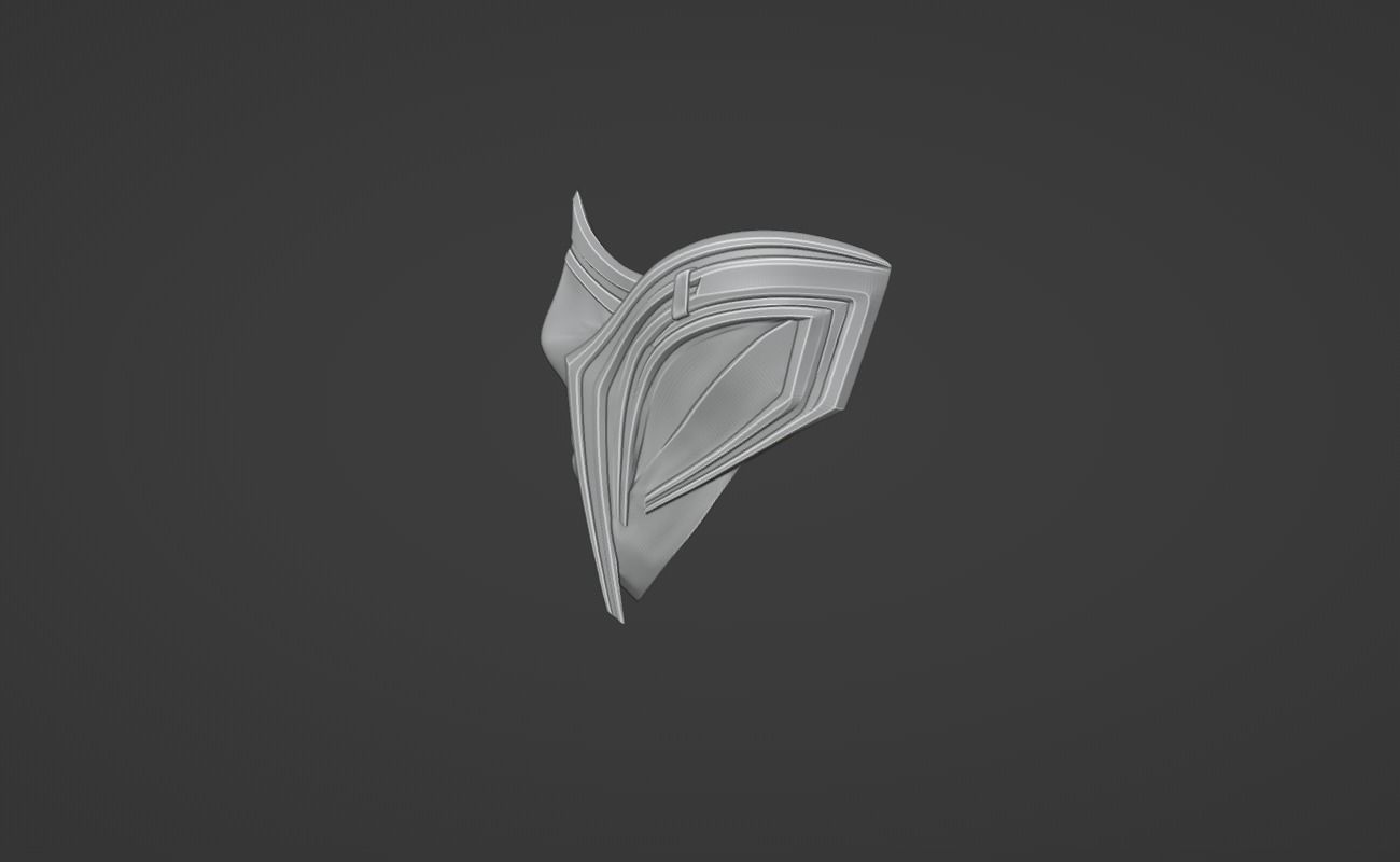 Ermac mask  from MK1 - Lord of the souls 3D print model_5