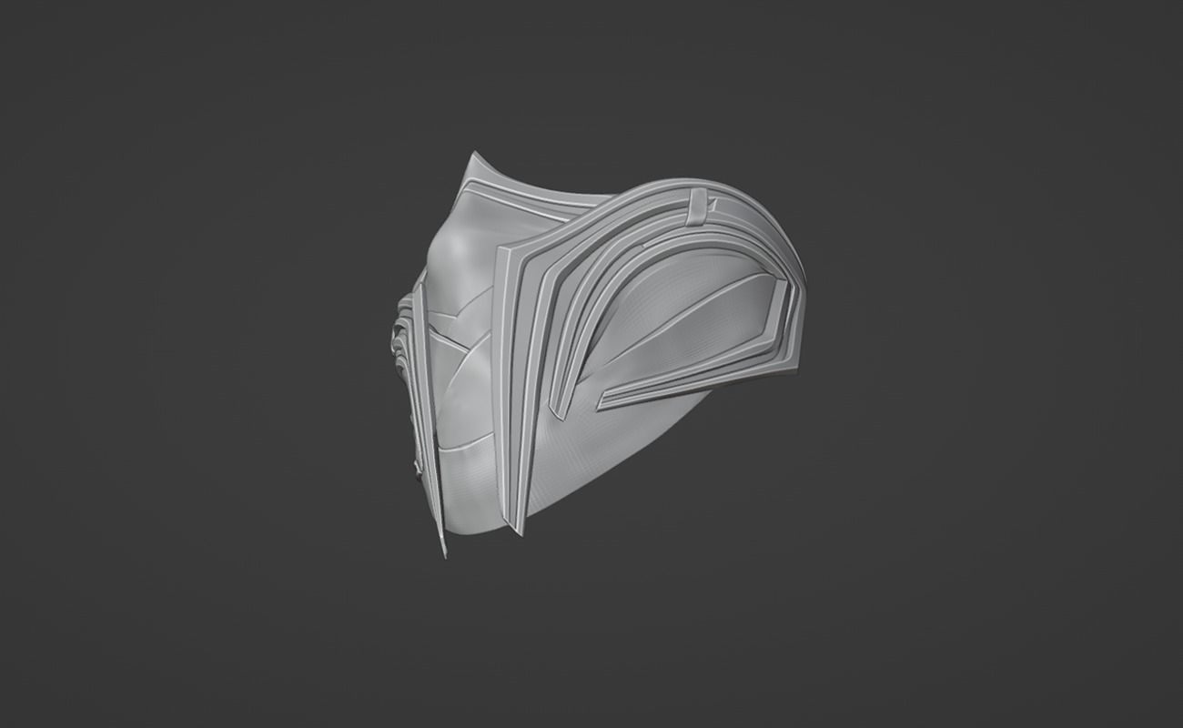 Ermac mask  from MK1 - Lord of the souls 3D print model_9