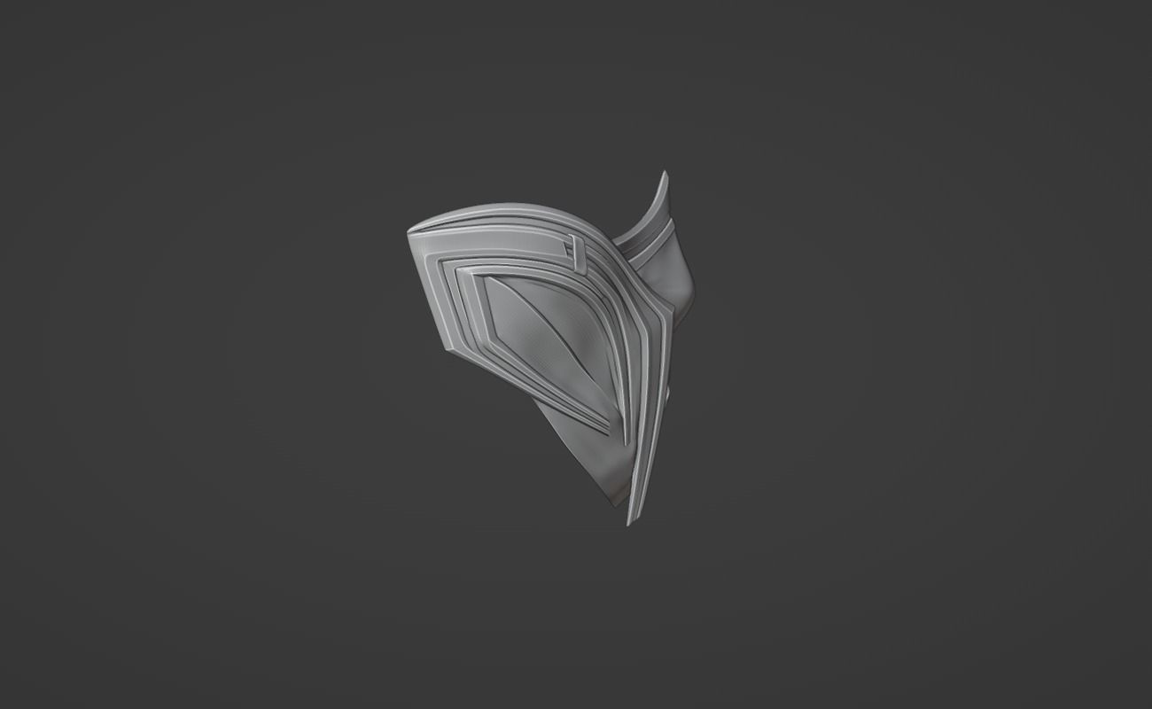 Ermac mask  from MK1 - Lord of the souls 3D print model_6