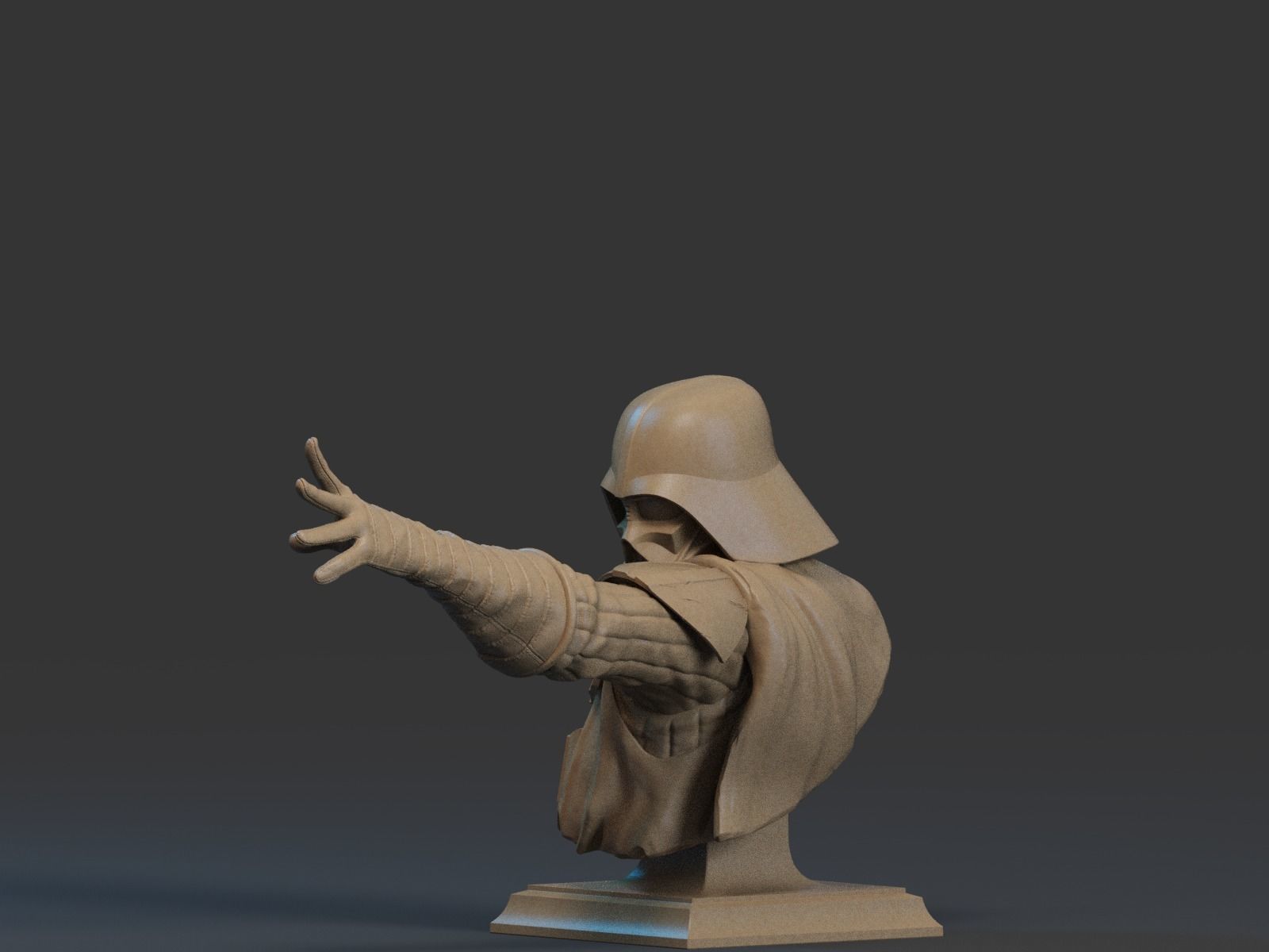 Darth Vader Bust 3D Print 3D print model_2