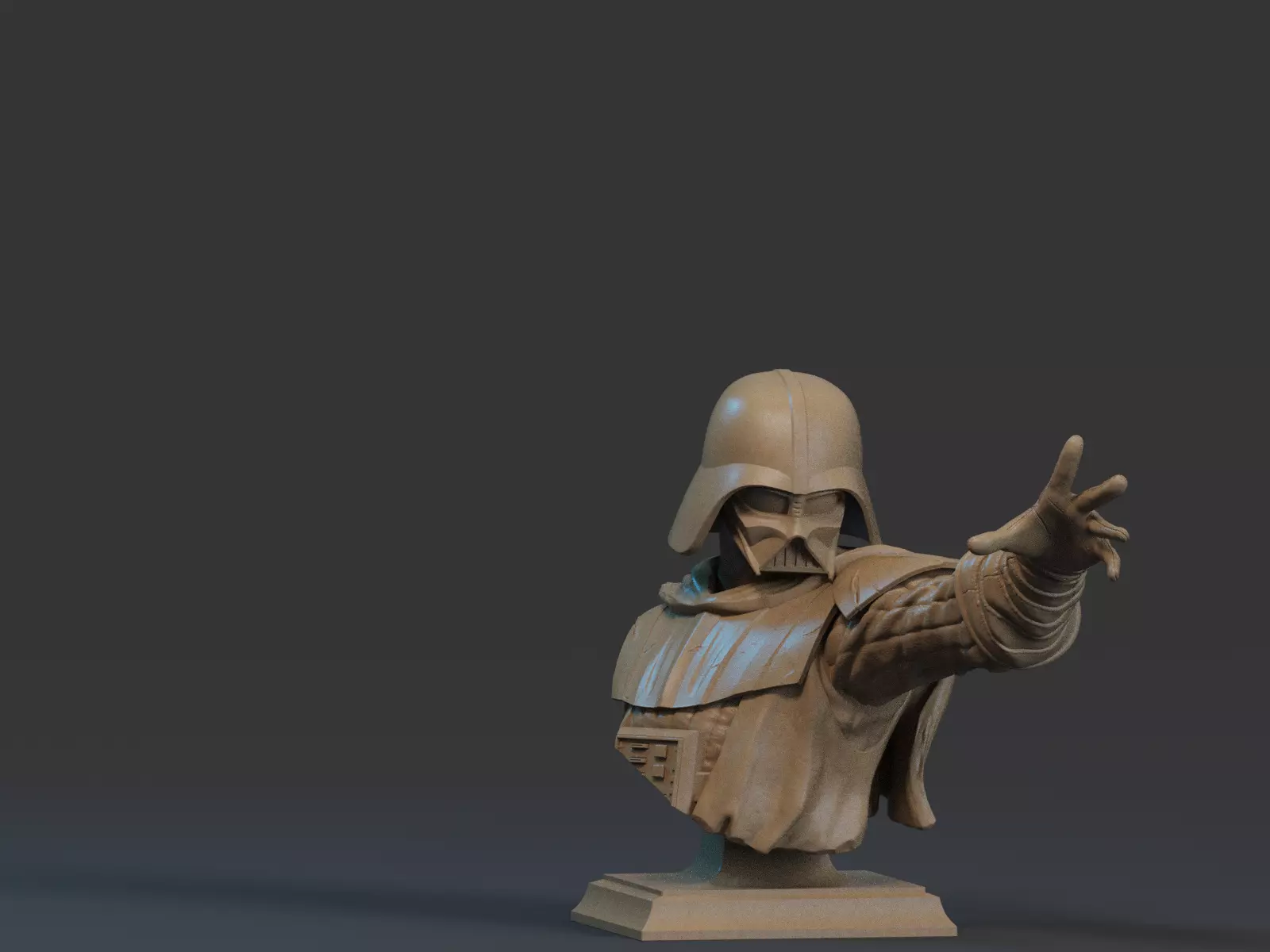 Darth Vader Bust 3D Print 3D print model_0