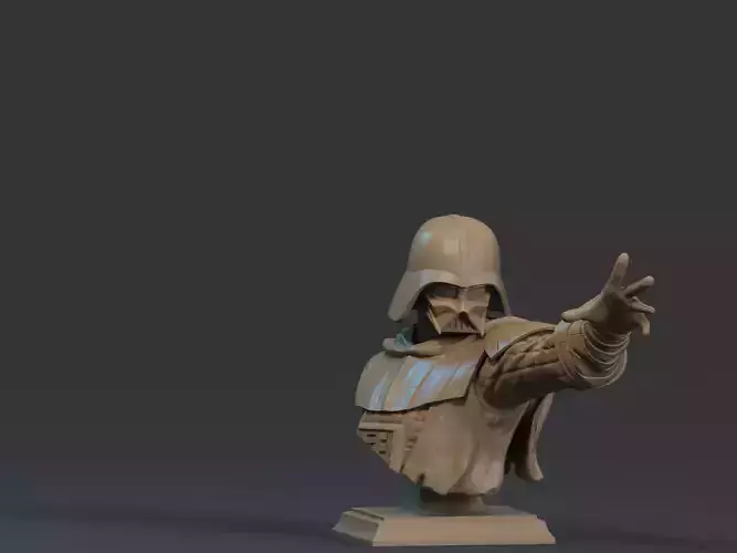 Darth Vader Bust 3D Print 3D print model