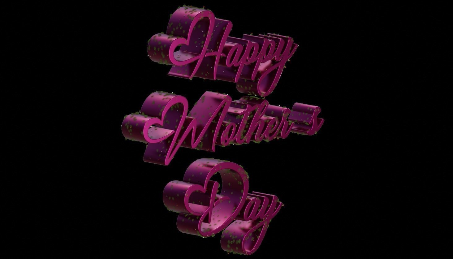 Blooming Love-3D Mothers Day Animation 3D model_2