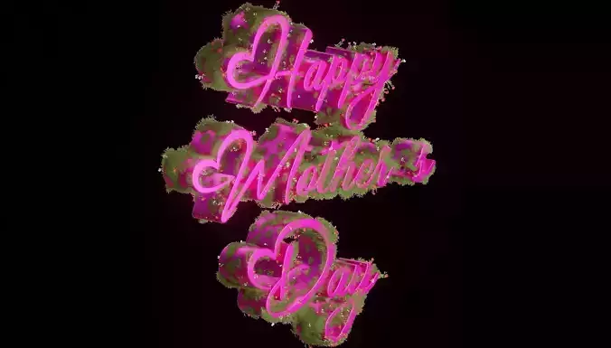Blooming Love-3D Mothers Day Animation 3D model