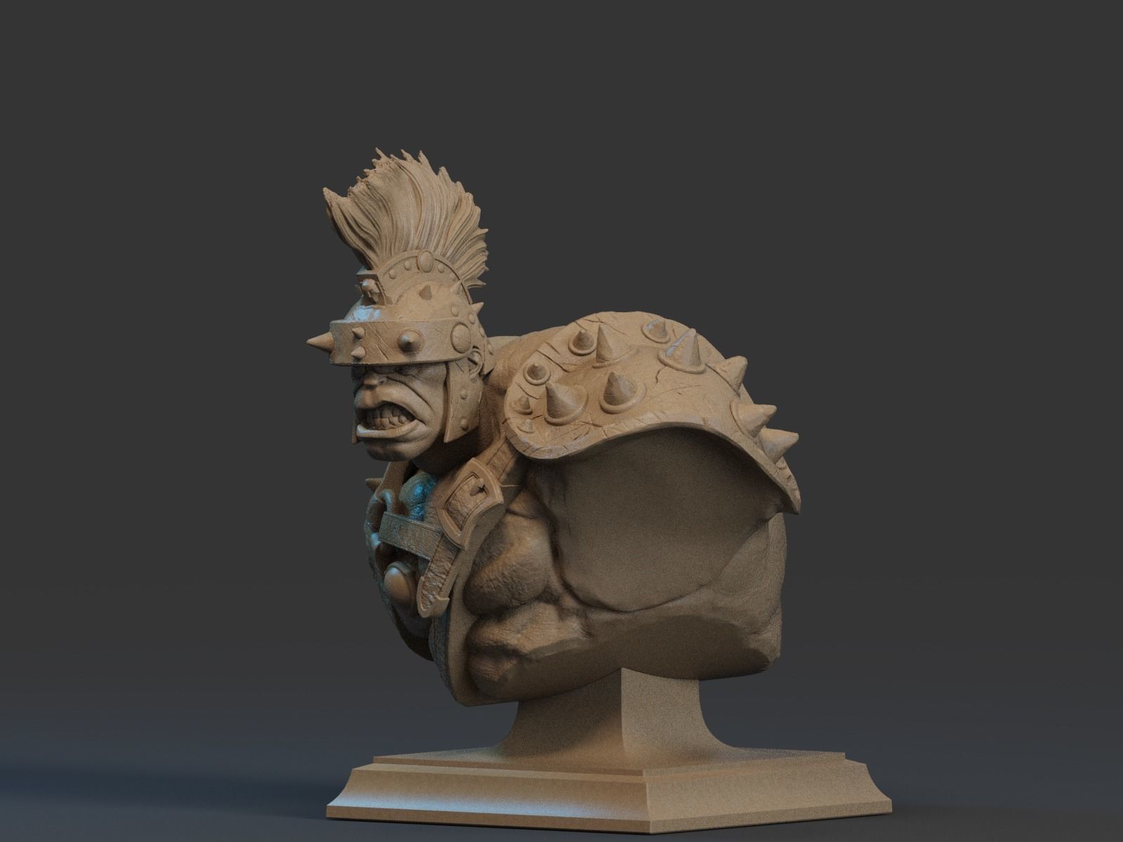 Hulk Bust 3D Print 3D print model_2