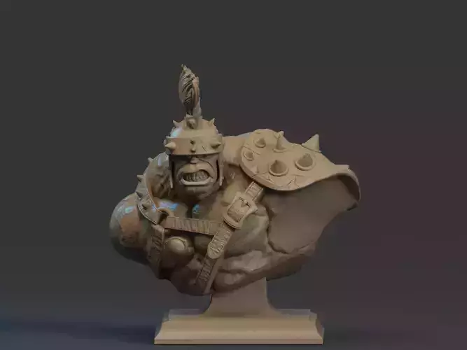 Hulk Bust 3D Print 3D print model