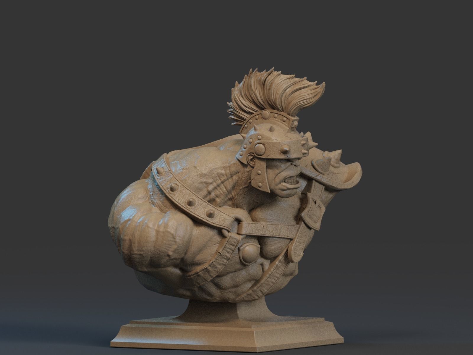 Hulk Bust 3D Print 3D print model_1