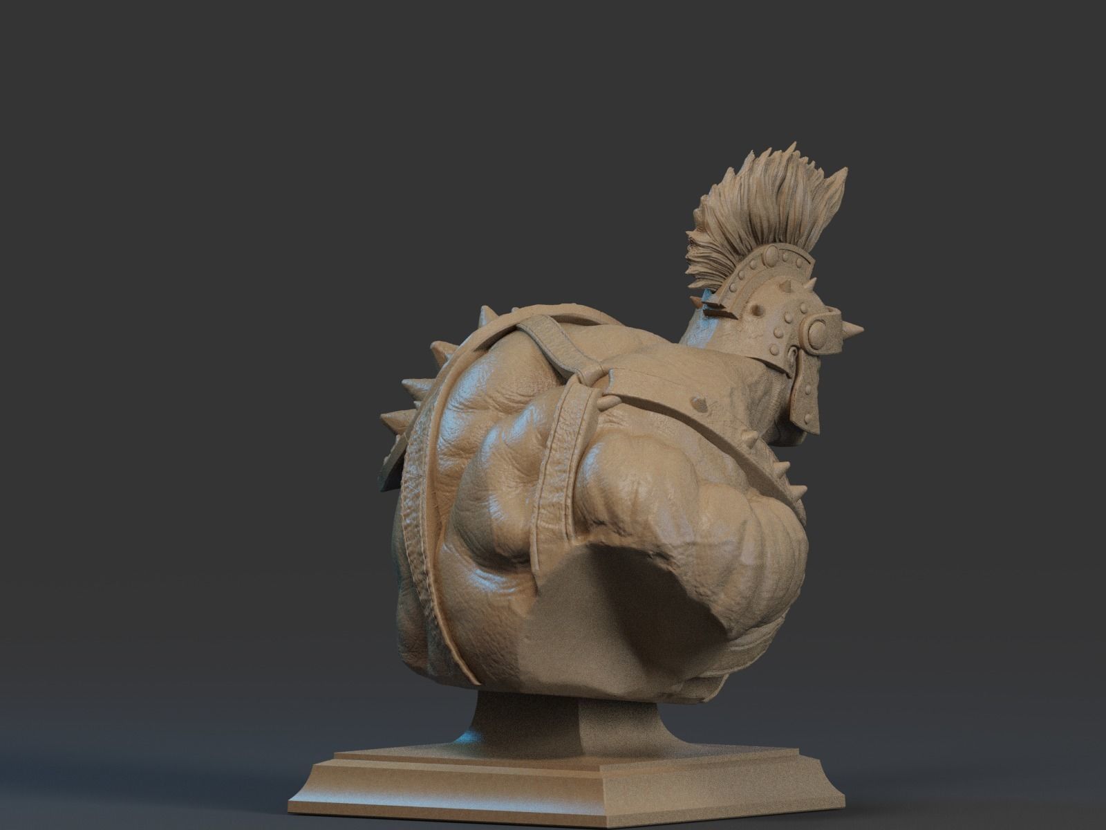 Hulk Bust 3D Print 3D print model_4