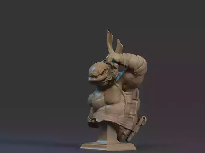 Michelangelo Bust 3D Print