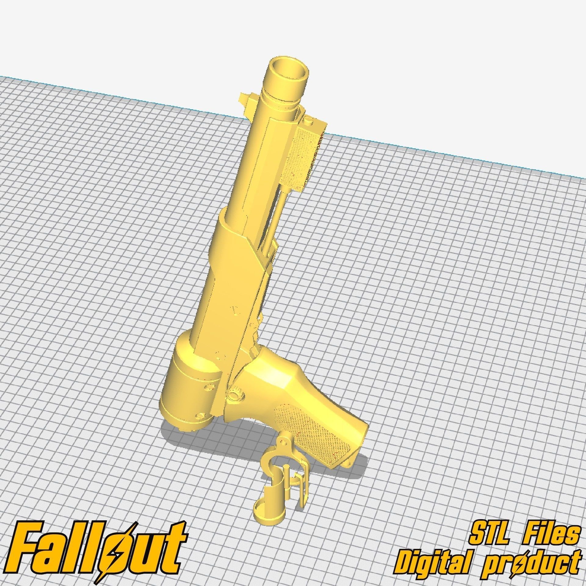 Lucy Tranquilization Prop Pistol Amazon Fallout TV Series STL 3D print model_14