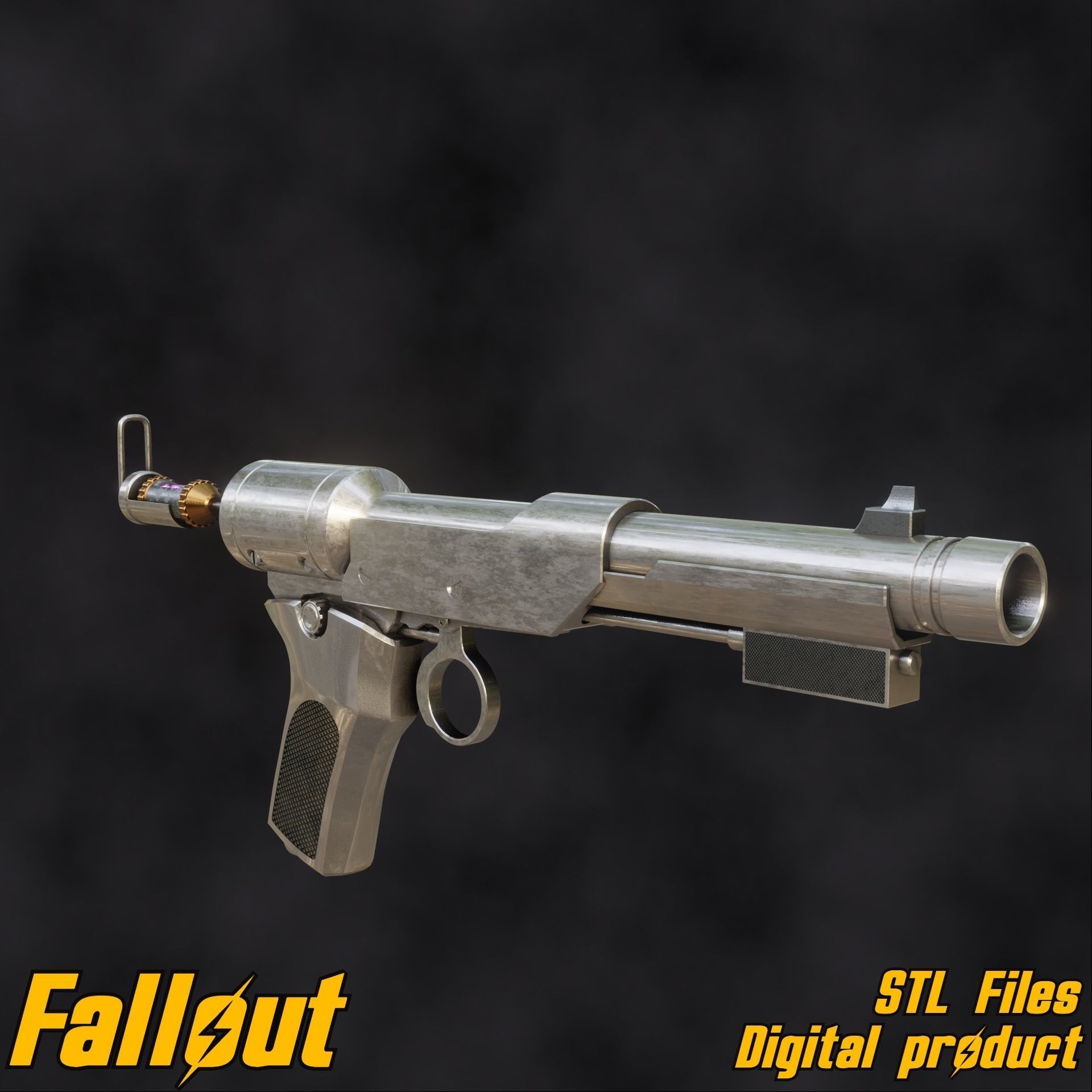 Lucy Tranquilization Prop Pistol Amazon Fallout TV Series STL 3D print model_2