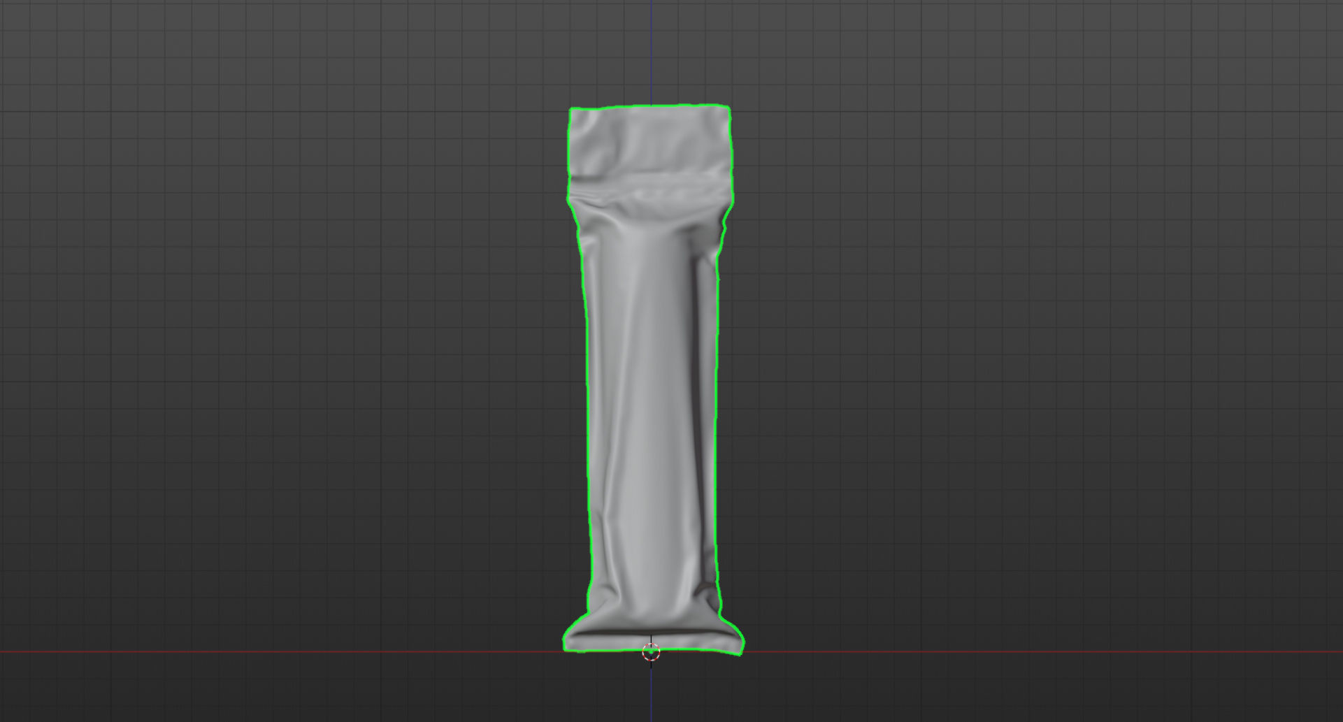 Long Snack Package Low-poly 3D model_24