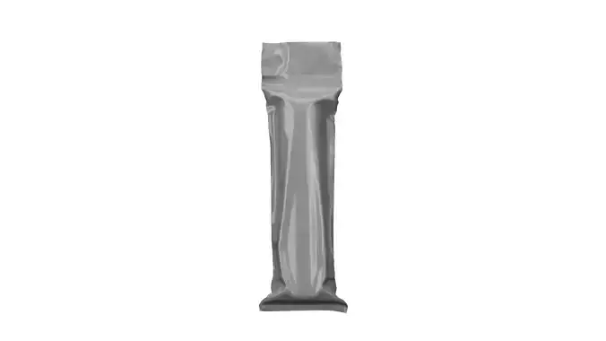 Long Snack Package Low-poly 3D model