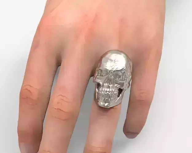 R 156 Ring Skull