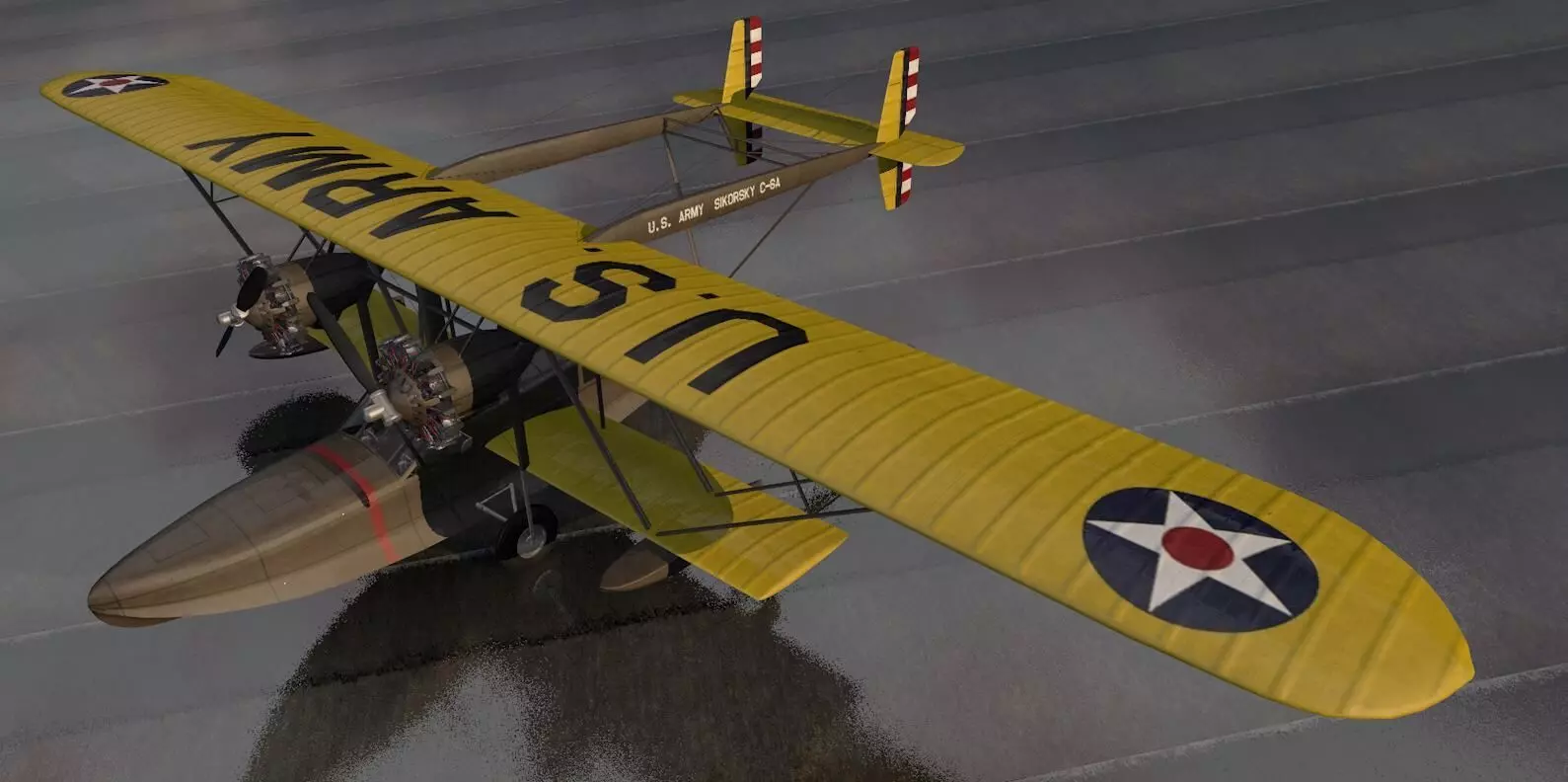 Sikorsky S-38 or C-6A 3D model_0