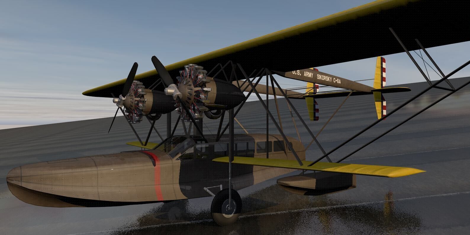 Sikorsky S-38 or C-6A 3D model_11