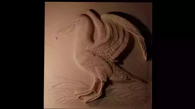 Albatross CNC 3d Print High Relief Sand Casting