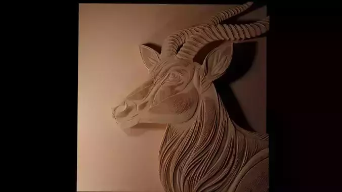 Antelope CNC 3d Print High Relief Sand Casting