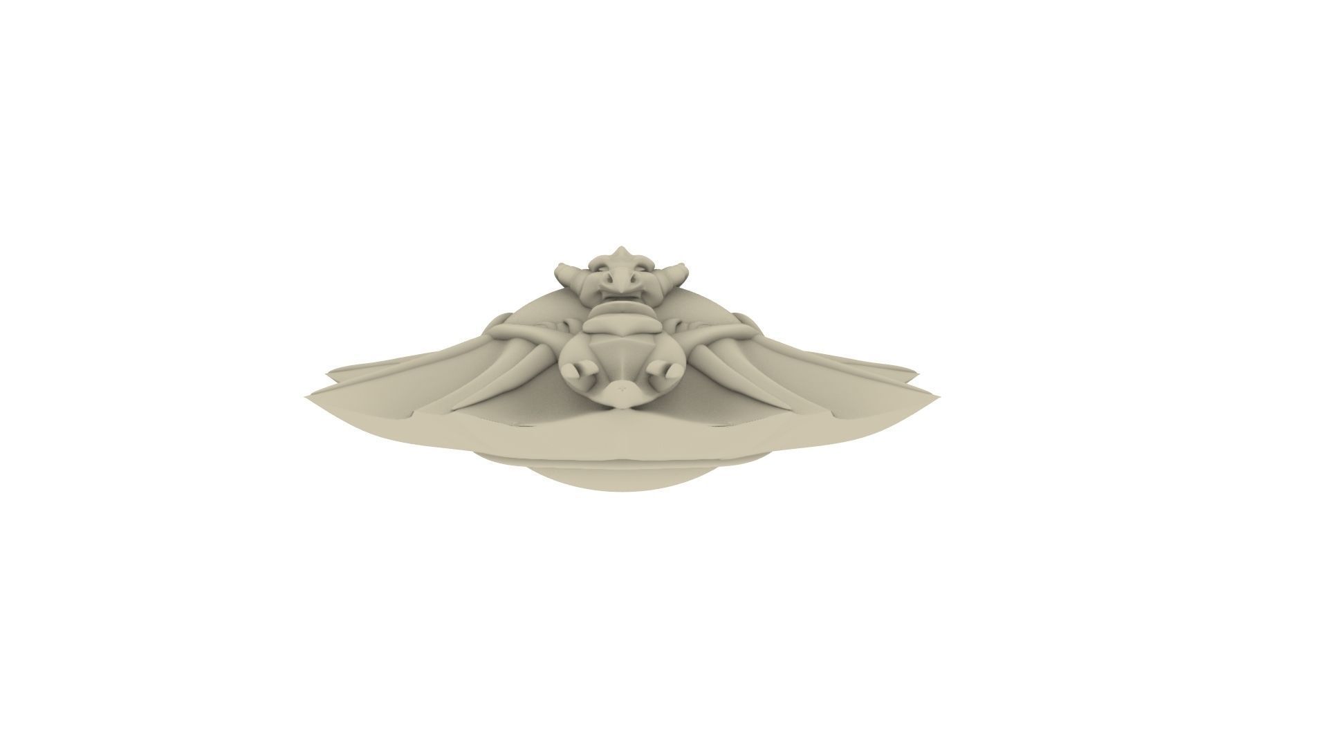 Dragon Amulet 3D print model_6