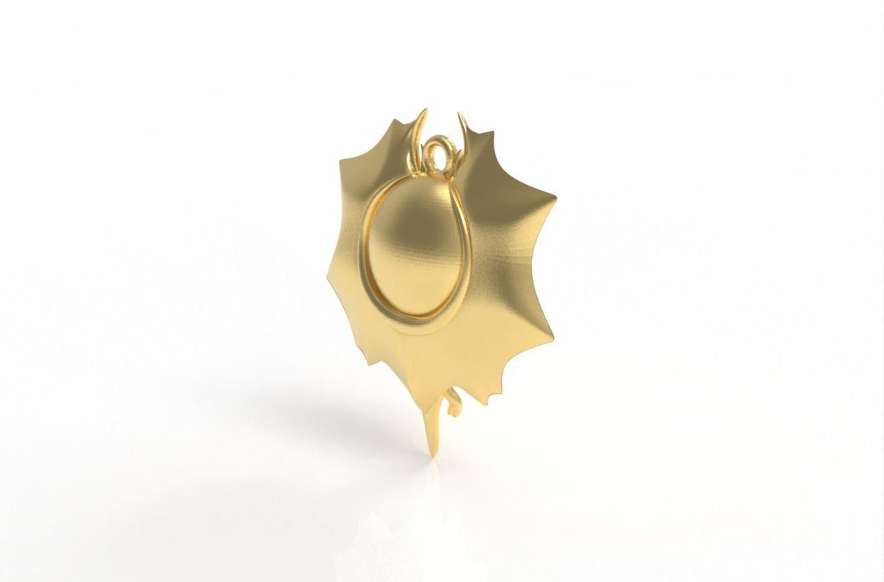 Dragon Amulet 3D print model_2