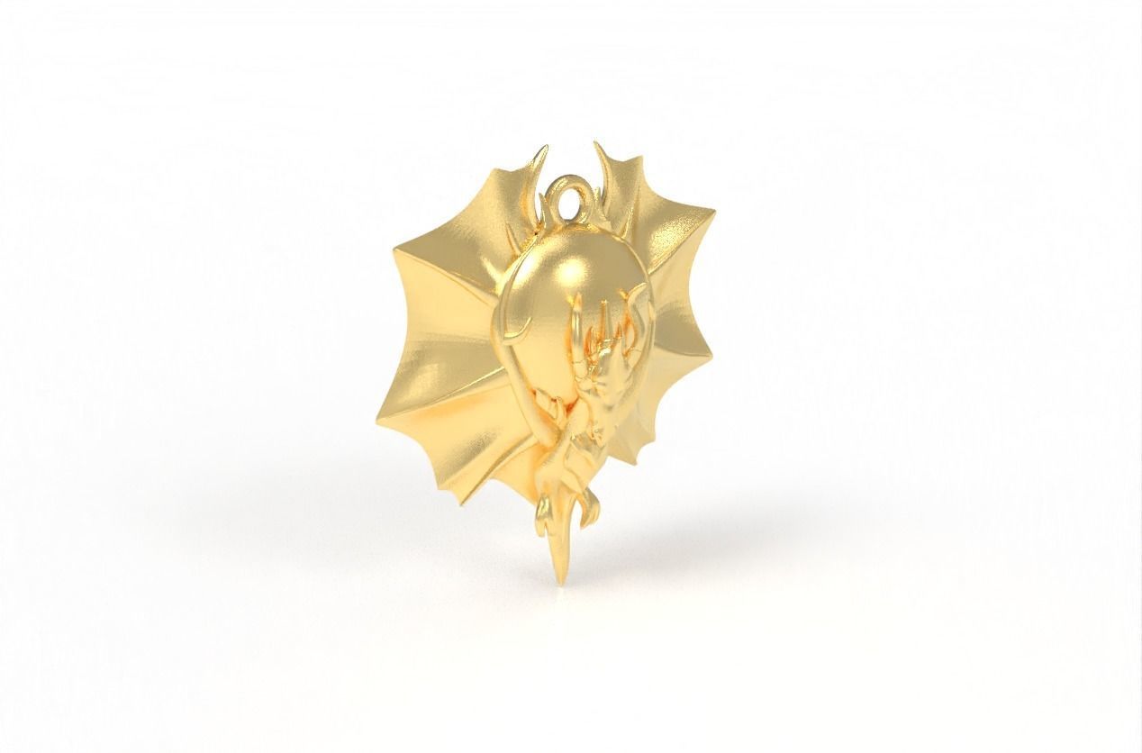 Dragon Amulet 3D print model_1