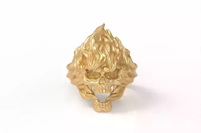 Skull Sculpture Ring