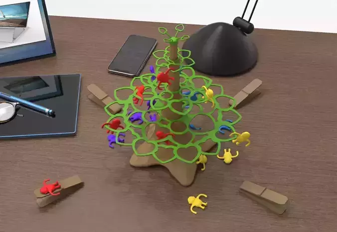 Chimpan Tree Game 3D Print Board Games