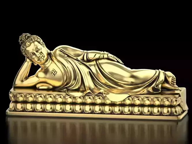 OSAKA nirvana Buddha lies sleeping 3D print model