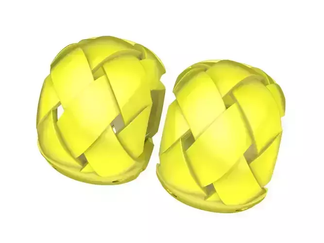 A7871 Hoop Earrings 3D Model