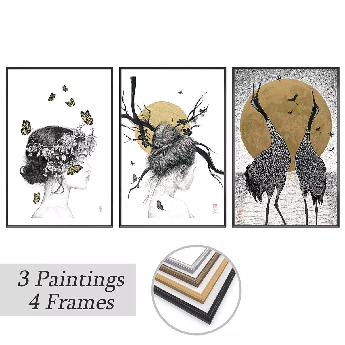 Wall Art Set 4282 3D model_0