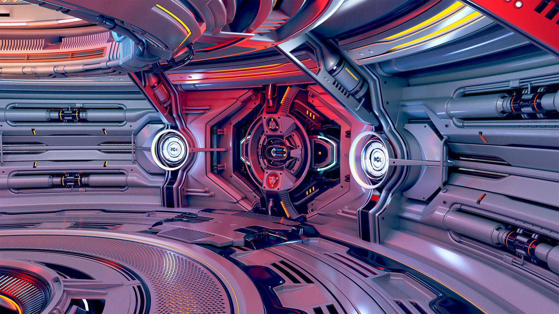 Robot Construction Equipment Lab - Rigged 3D model_12