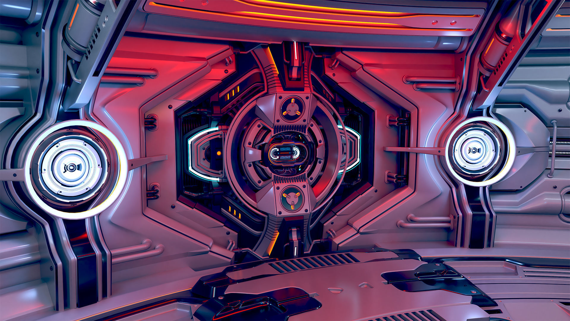 Robot Construction Equipment Lab - Rigged 3D model_9