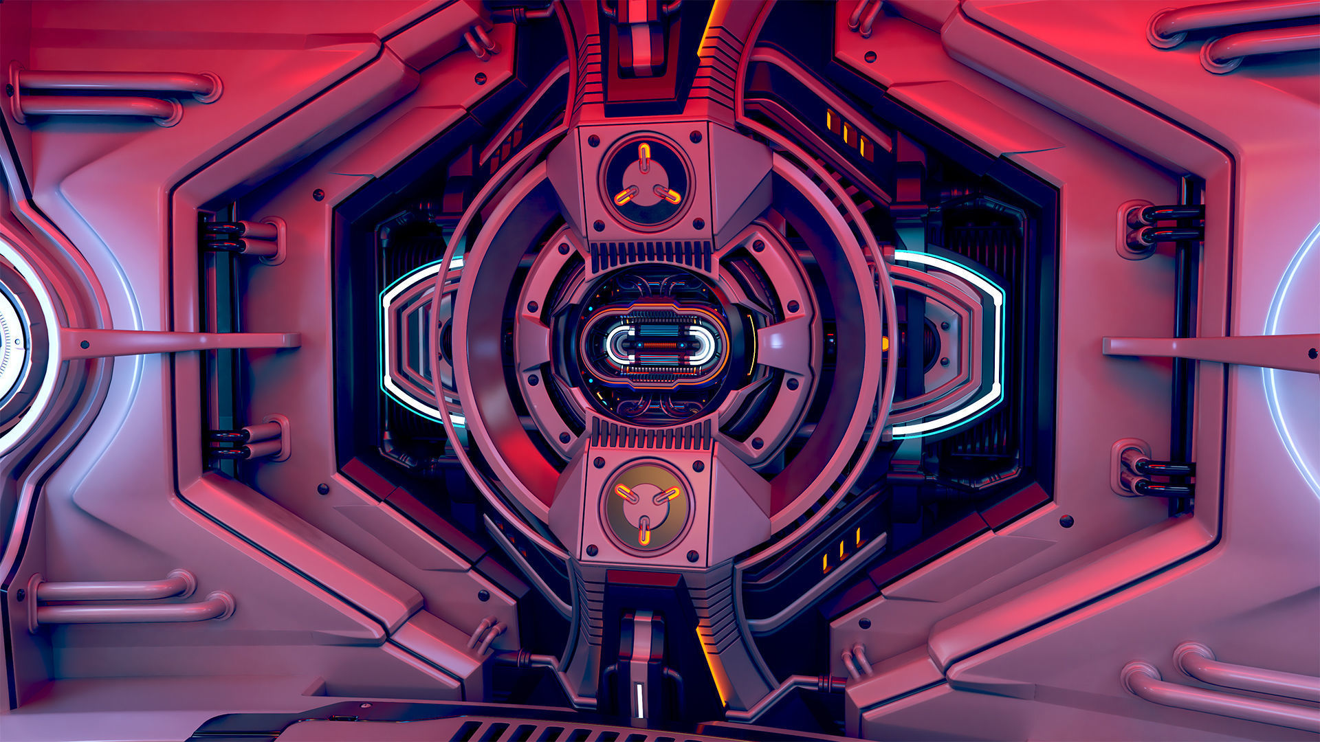 Robot Construction Equipment Lab - Rigged 3D model_10