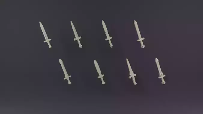 Arming Dagger Pack For Miniatures