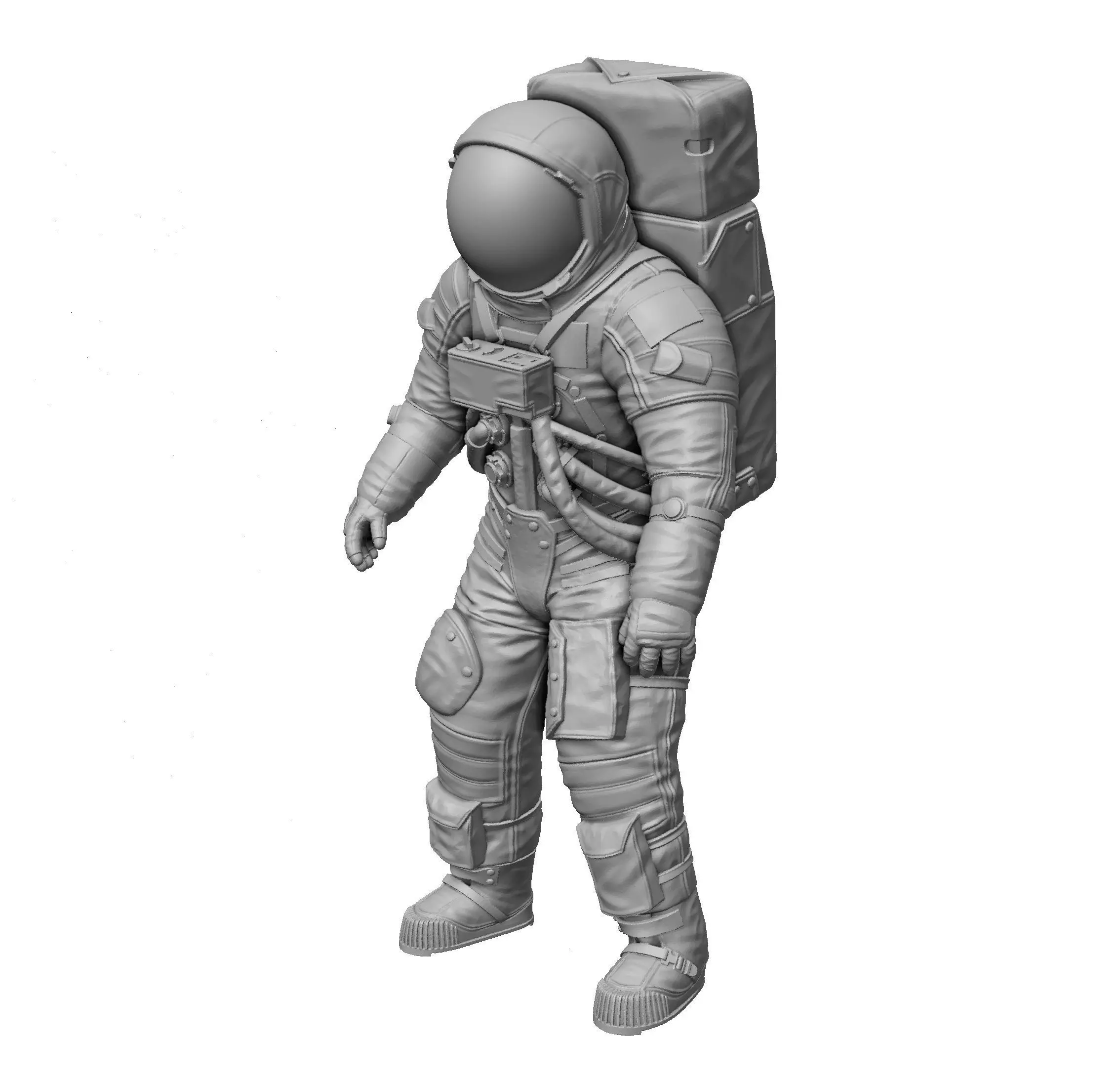 Standing - Apollo 11-14 Astronaut 3D print model