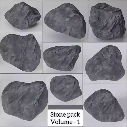 Stone pack Volume 1 3D model