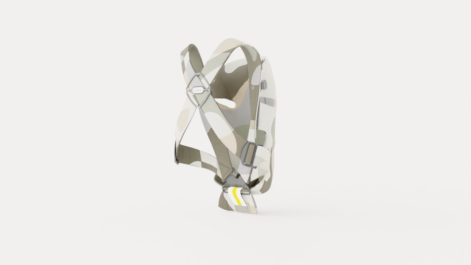 Baby carrier Mini Low-poly 3D model_3