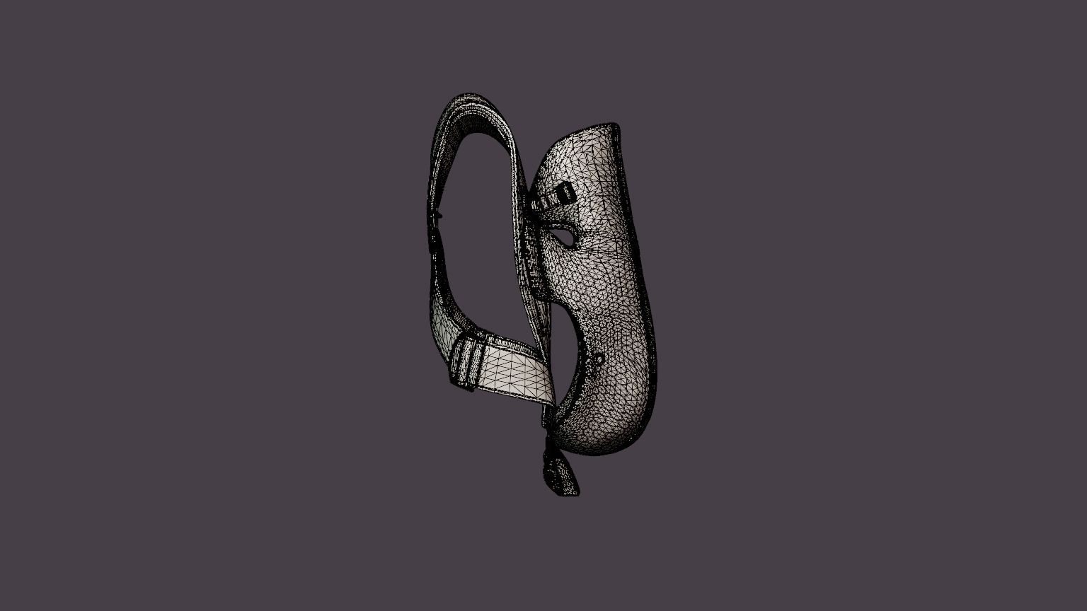 Baby carrier Mini Low-poly 3D model_8