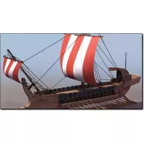 Greek Warship Studio Max 3D model