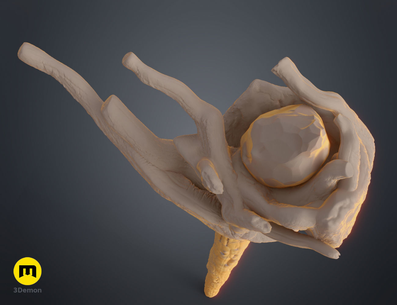 Gandalf the Grey Rivendell Staff 3D print model_8