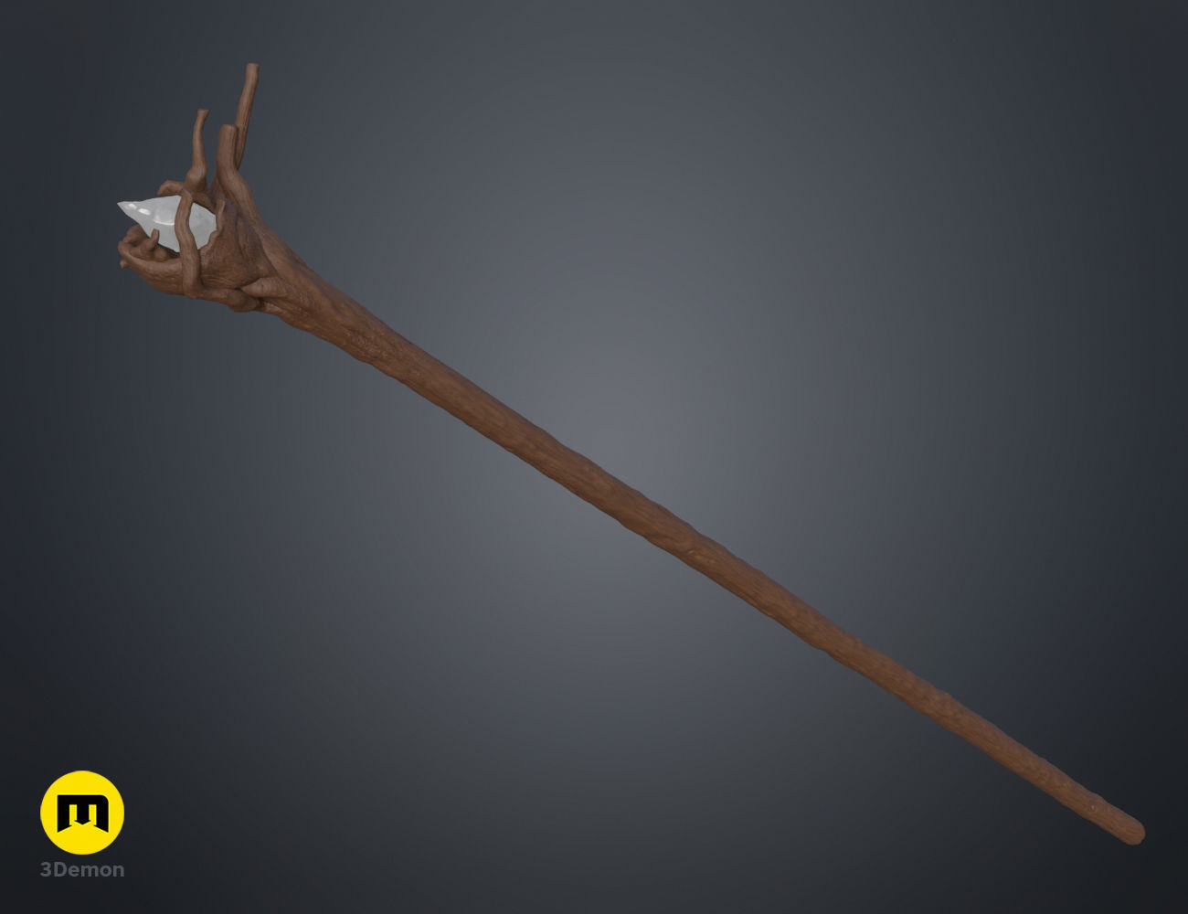 Gandalf the Grey Rivendell Staff 3D print model_2