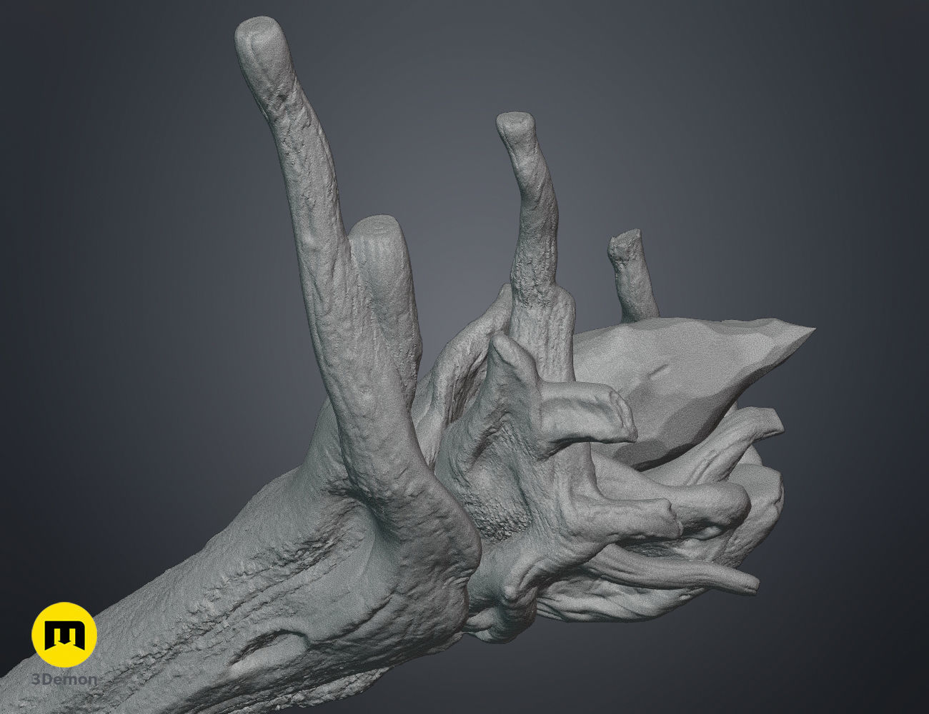 Gandalf the Grey Rivendell Staff 3D print model_15