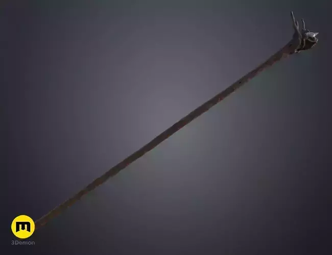 Gandalf the Grey Rivendell Staff 3D print model